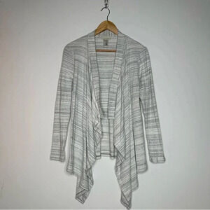 Witchery NEW! Grey Open Front Drape Cardigan Sweater Size Medium